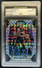 2017-18 Panini Mosaic Bam Adebayo RC Rookie #86 Heat FSG 10
