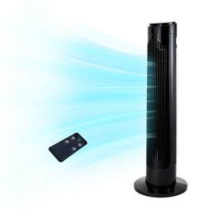 29" Tower Fan for Bedroom, Electric Floor Fan Standing Fan with Remote Control