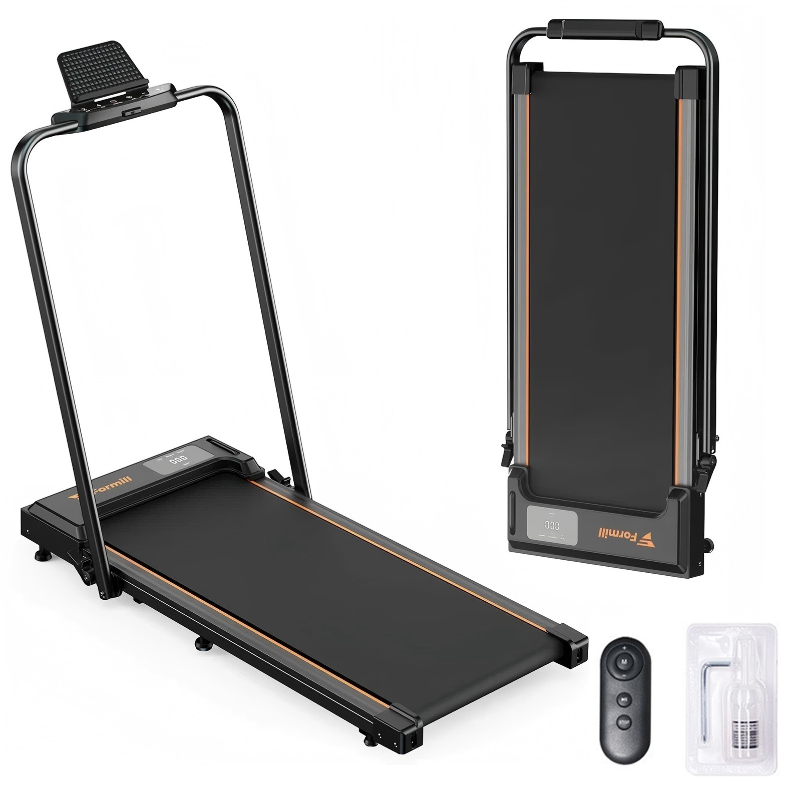 Cinta de Correr Eléctrica Plegable Bicicleta Estática Fitness Walking Pad Hogar 1-10km/h