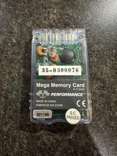 Performance Mega Memory Card P-1110A For Playstation 1 PS1 Untested