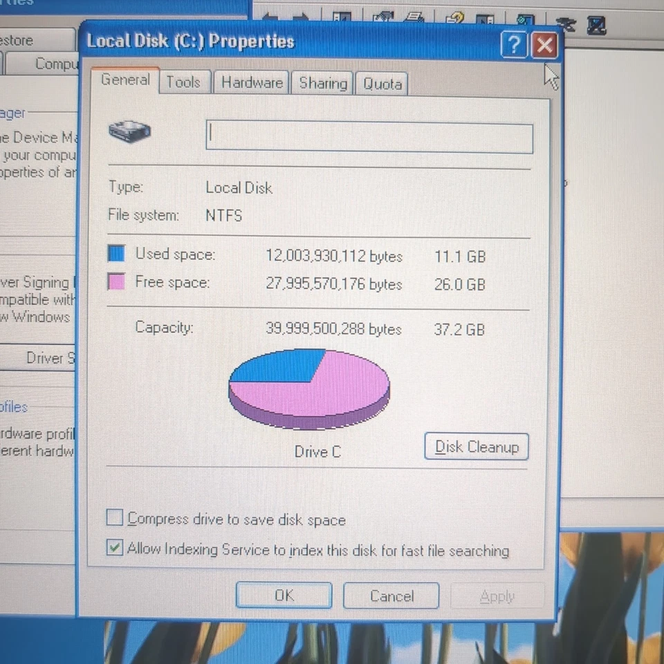 HP Pavilion zv5230us Laptop 2.8 Intel Pentium 4 Bad Battery 40 GB HDD 1 GB Ram - Image 3 of 4