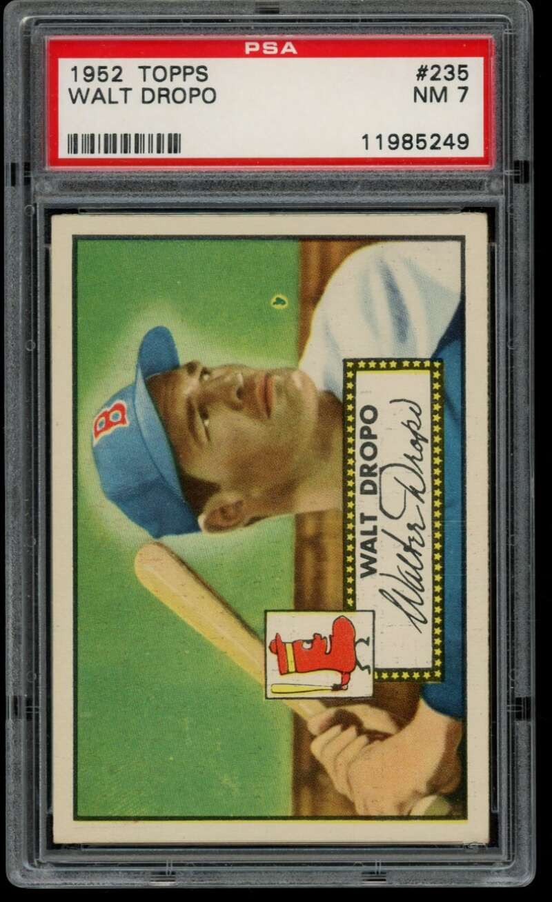 1952 Topps #235 Walt Dropo PSA 7 Boston Red Sox  (5249)