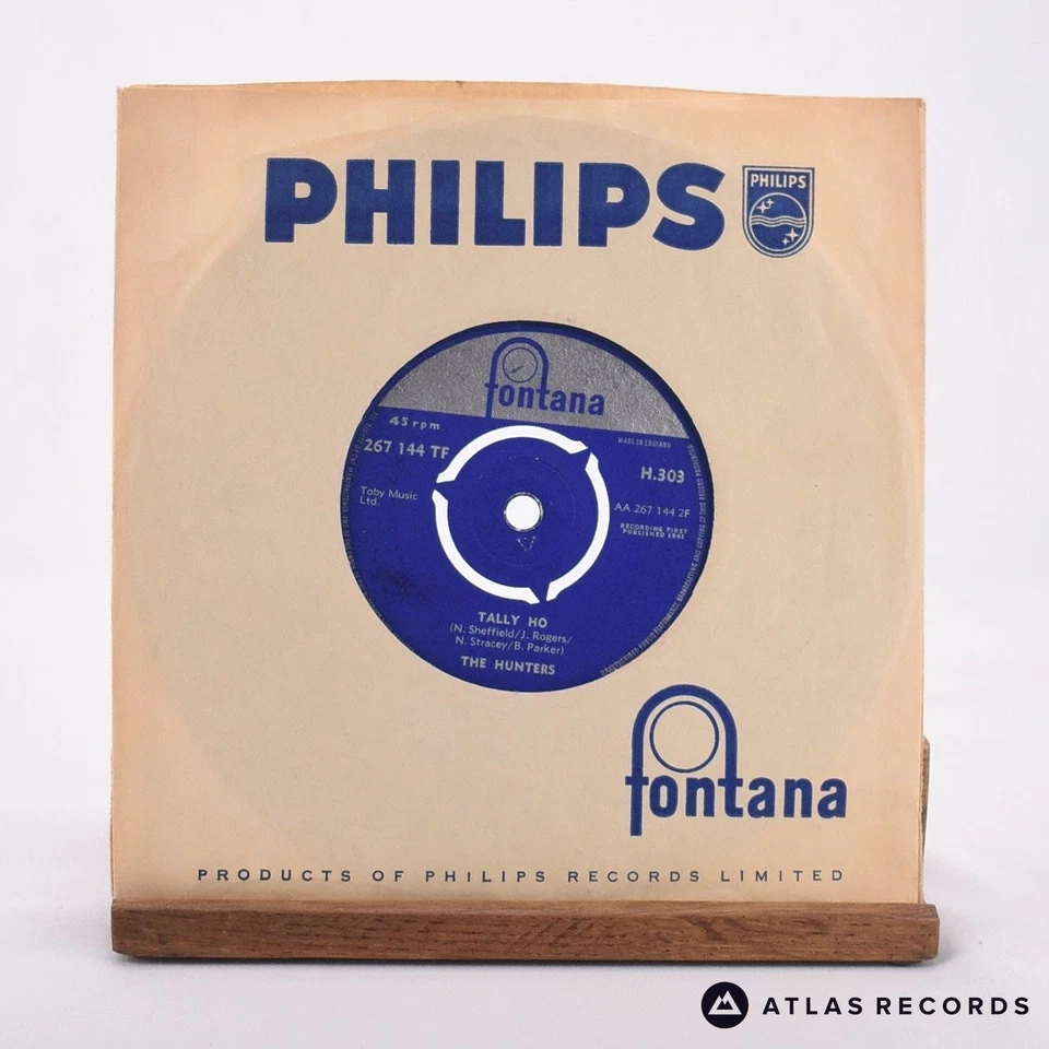 The Hunters - Golden Earrings / Tally Ho - 7" Vinyl Record - EX/VG+ - Image 3 of 4