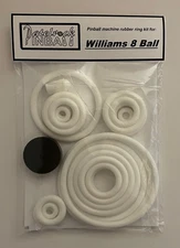 1966 Williams 8 Ball / Eight Ball Pinball Machine Rubber Ring Kit