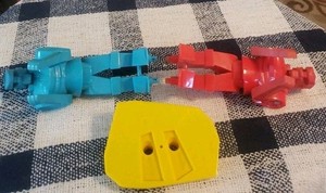 Vintage 2001 Rockem Sockem Robots Replacement Robots With 1 Base