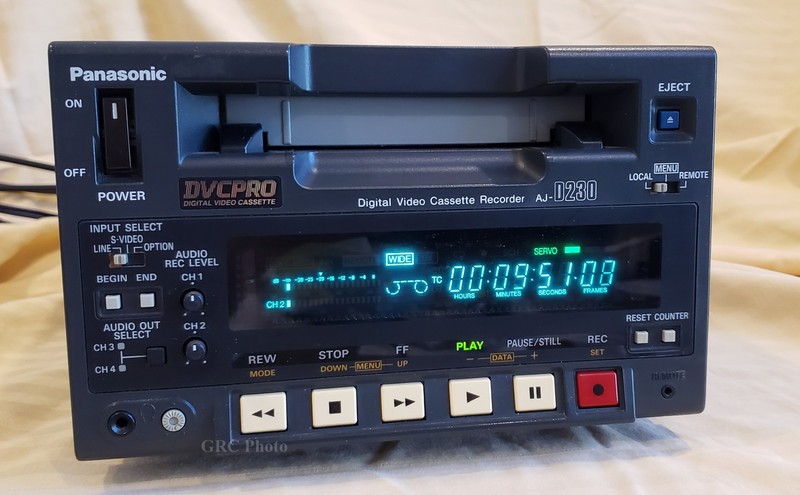 AJ-D230P Panasonic DVCPRO VCR, Excellent Operating Condition **New Capacitors**