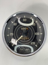 Vintage Jaeger Speedometer 0-120mph Sn630704 Made In England For Parts Only