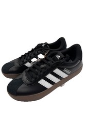 Adidas Women  s Size 8 VL Court 3.0 Black/White Gum Sneakers ID8796