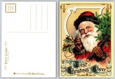 Merck Family's Old World Christmas Santa Claus Postcard - Vintage Style