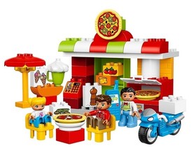 Lego Duplo Pizzeria 10834, without the blue motorcycle and the box