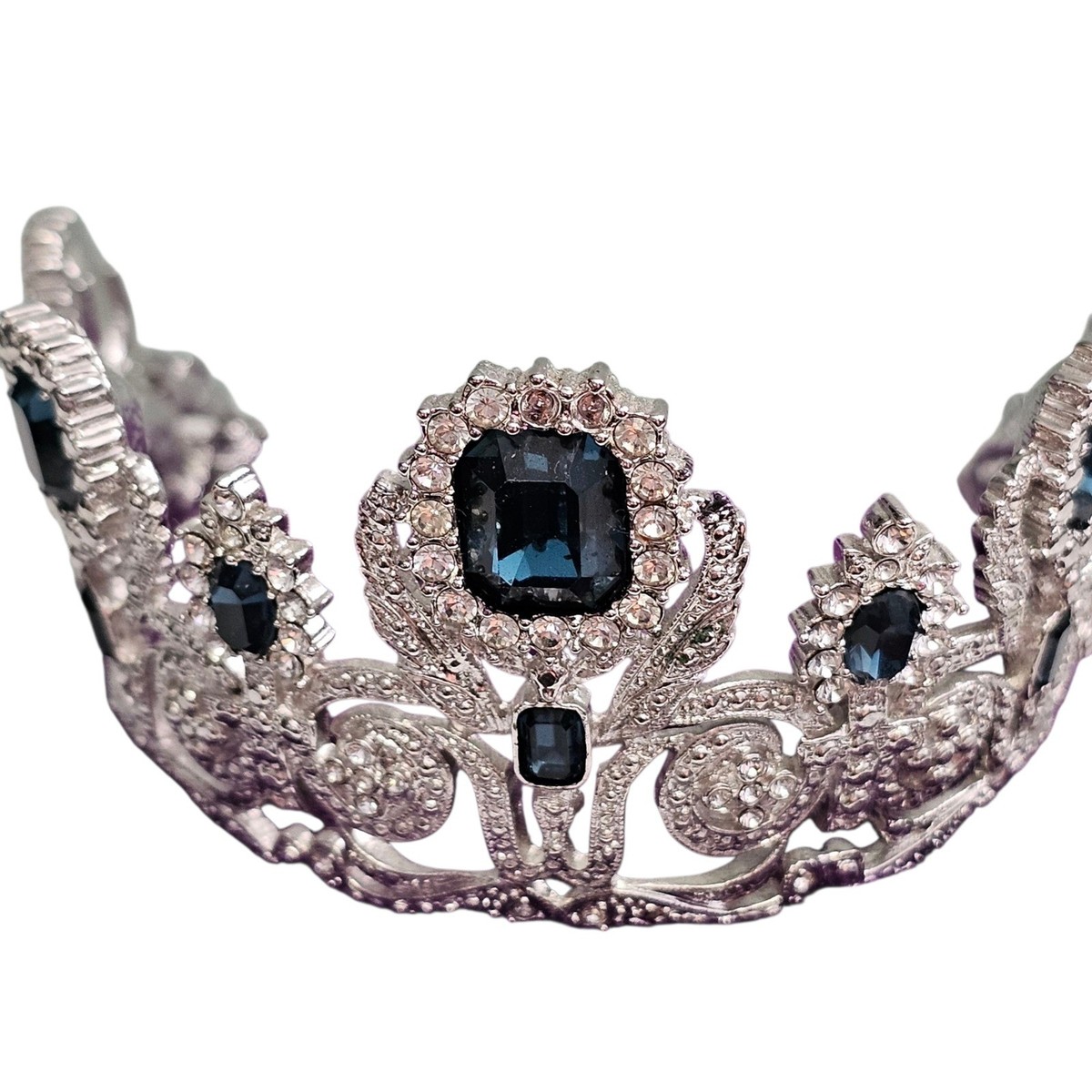 BETSEY JOHNSON Blue by Betsey Johnson Collection Bachelorette Crown Tiara. GreatPretenders_28.png?v=  main image 2