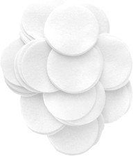 White Craft Felt Circles 5 Inch - 18pc