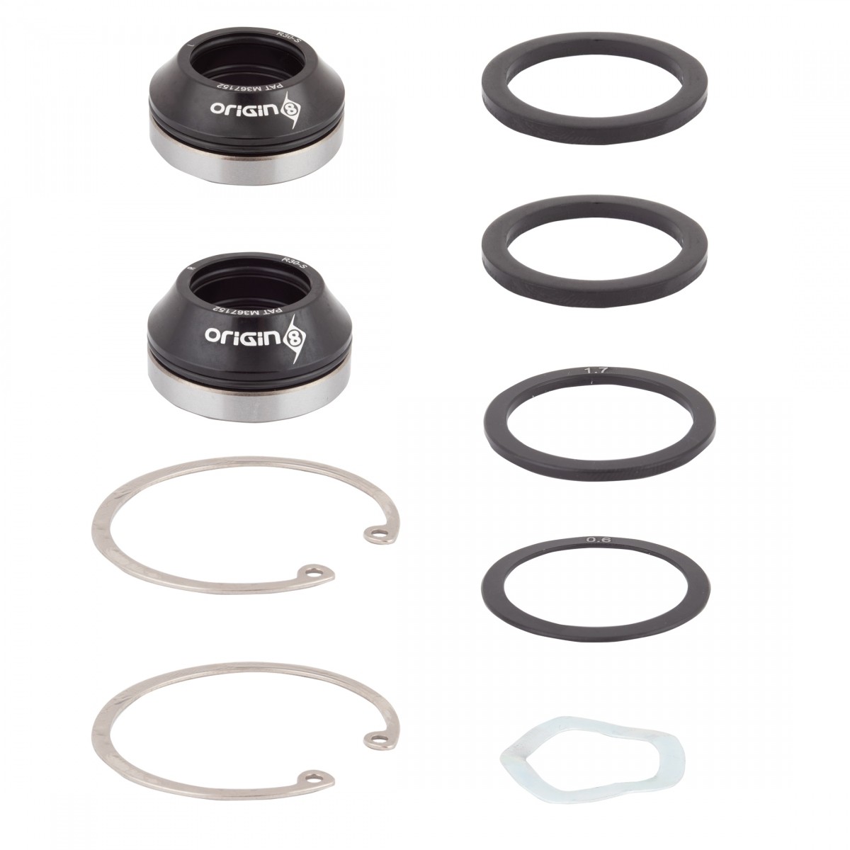 Керамические подшипники Origin8 от BB30 до 24 мм HTII, Переходник для нижнего кронштейна, герметичный сплав