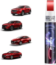Soul Red Crystal Metallic(46V) Touch up Paint Compatible with Mazda, Premium ...