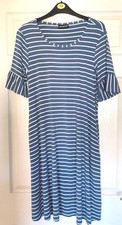 Nina Leonard QVC Stripey Dress Size 12