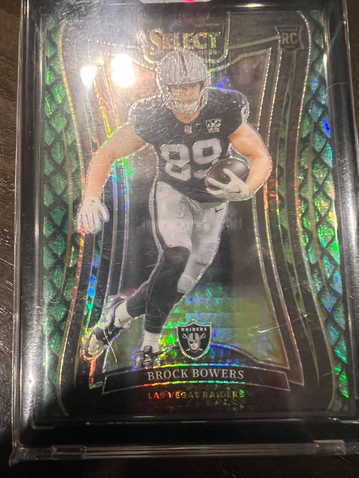 2024 Panini Select - Suite Level Brock Bowers #383 Dragon Scale 36/81 (RC)