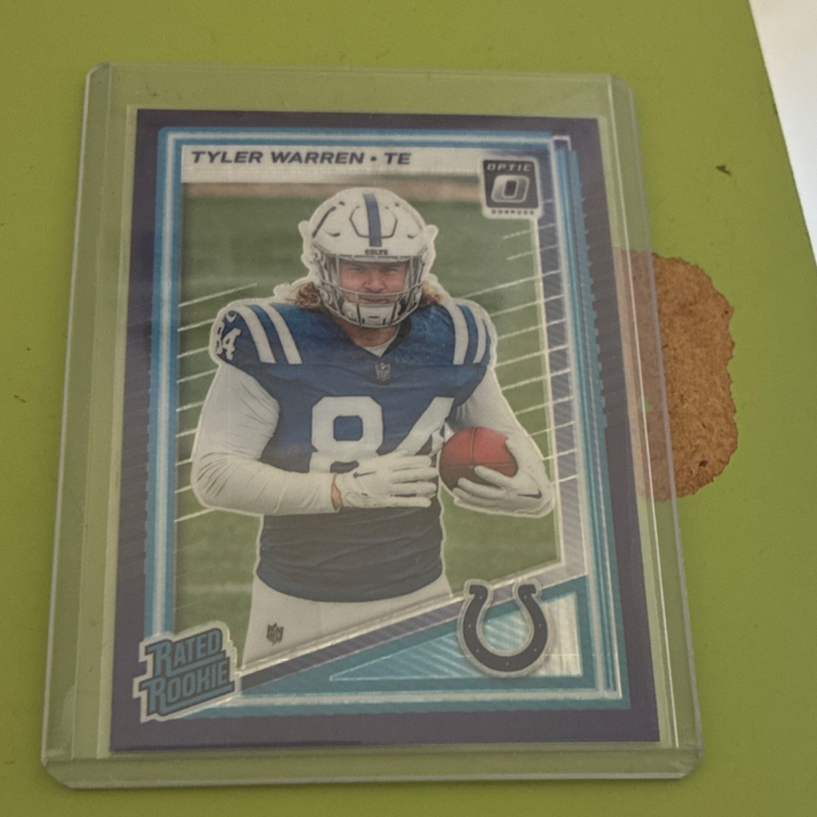 2025 Panini Donruss Optic Tyler Warren #234 Purple Scope Prizm Colts
