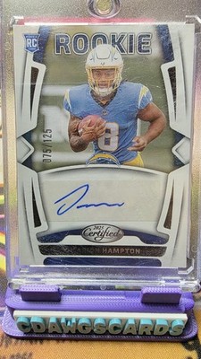 2025 Panini Certified - Rookies Signatures Omarion Hampton #RSI-THS /125 AU, RC)