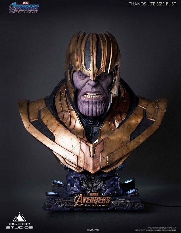 Queen Studios 1:1 THANOS Limited Edition Bust Avengers Endgame 240