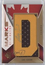 2009 SP Game Used Edition Marks of a Nation Black/Gold 5/6 Luke Schenn Auto 2d8