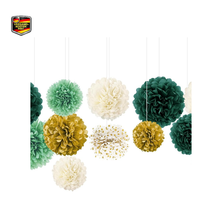Nicrolandee Seidenpapier Pompons 12 StüCk Deko Party