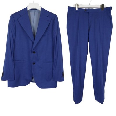 Suitsupply Loro Piana La Spalla / Brescia Anzug Herren UK 42 2 in 1 Futter Blau