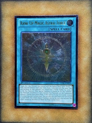 Yugioh Rank-Up-Magic Astral Force LVAL-EN059 Ultimate Rare 1st Ed LP