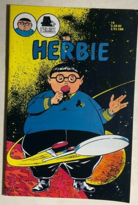 HERBIE #6 (1991) A-Plus Comics Fatman intro VG+/FINE-