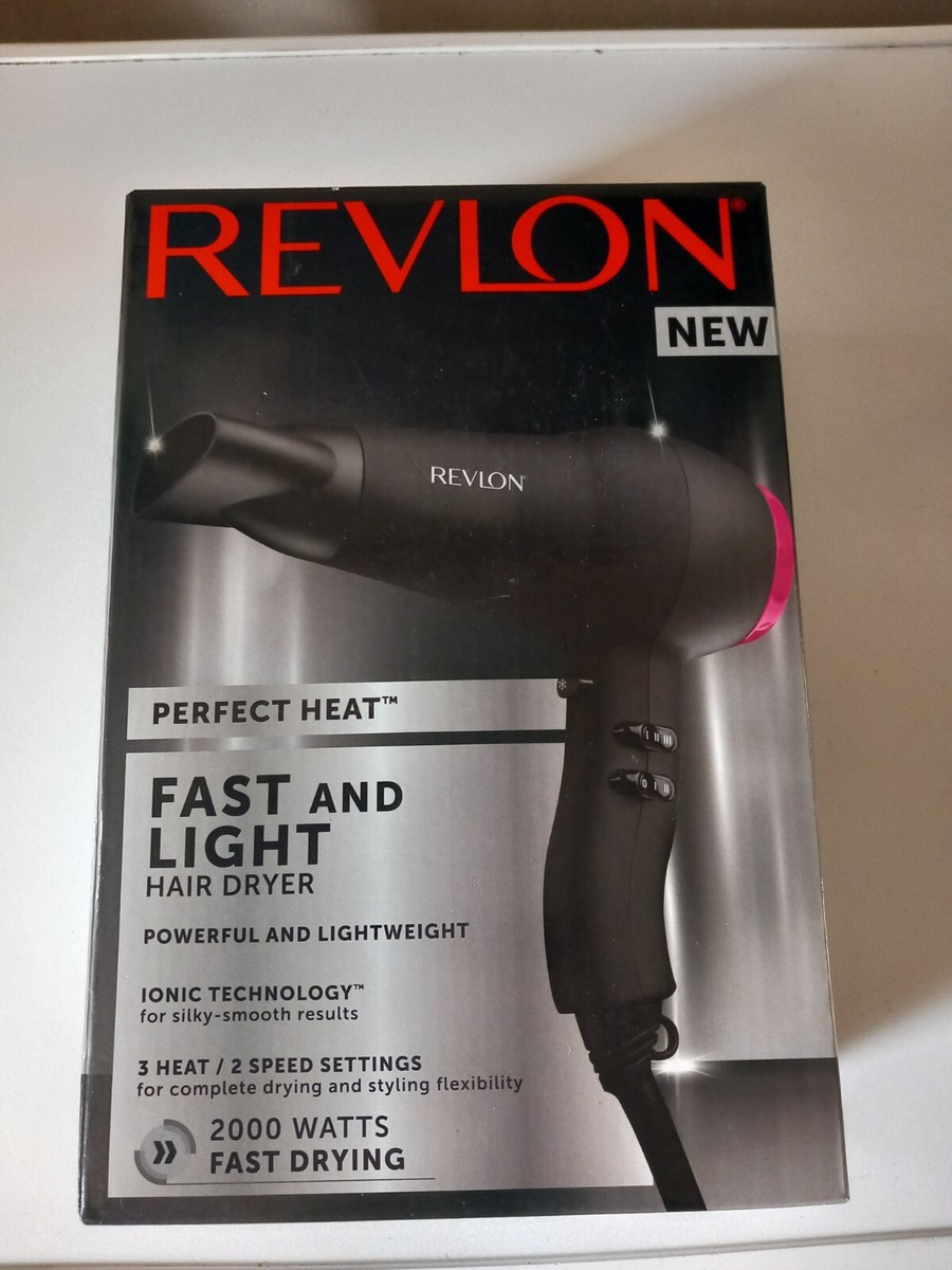 Hairdryer Revlon Ionic Technology Perfect Heat Perfect Heat Revlon