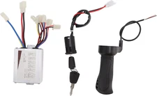 Brush Motor Speed ​​Controller with Throttle Grip, 36V 500W Brush Motor Control 