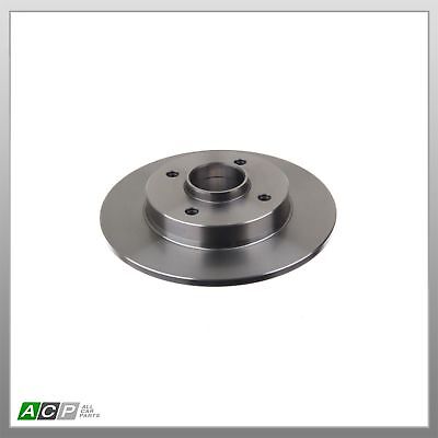 Fits Peugeot 207 1.6 HDi 90 Genuine EuroBrake Rear Solid Brake Discs