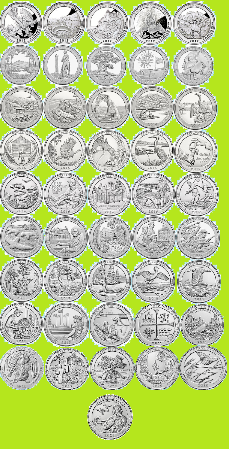 2012-2021-s-national-park-quarter-set-complete-46-uncirculated-read