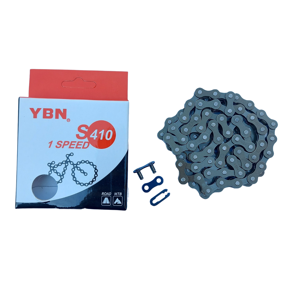 YABAN S410 Single Speed Chain 112 links 1/2 x 1/8 speed