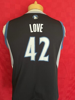 PERFECT Kevin Love #42 Minnesota Timberwolves Wolves Adidas