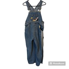 Looney Tunes Overalls Junior Size 15 Y2K Taz Tweety Sylvester Oversized Bibs 90s