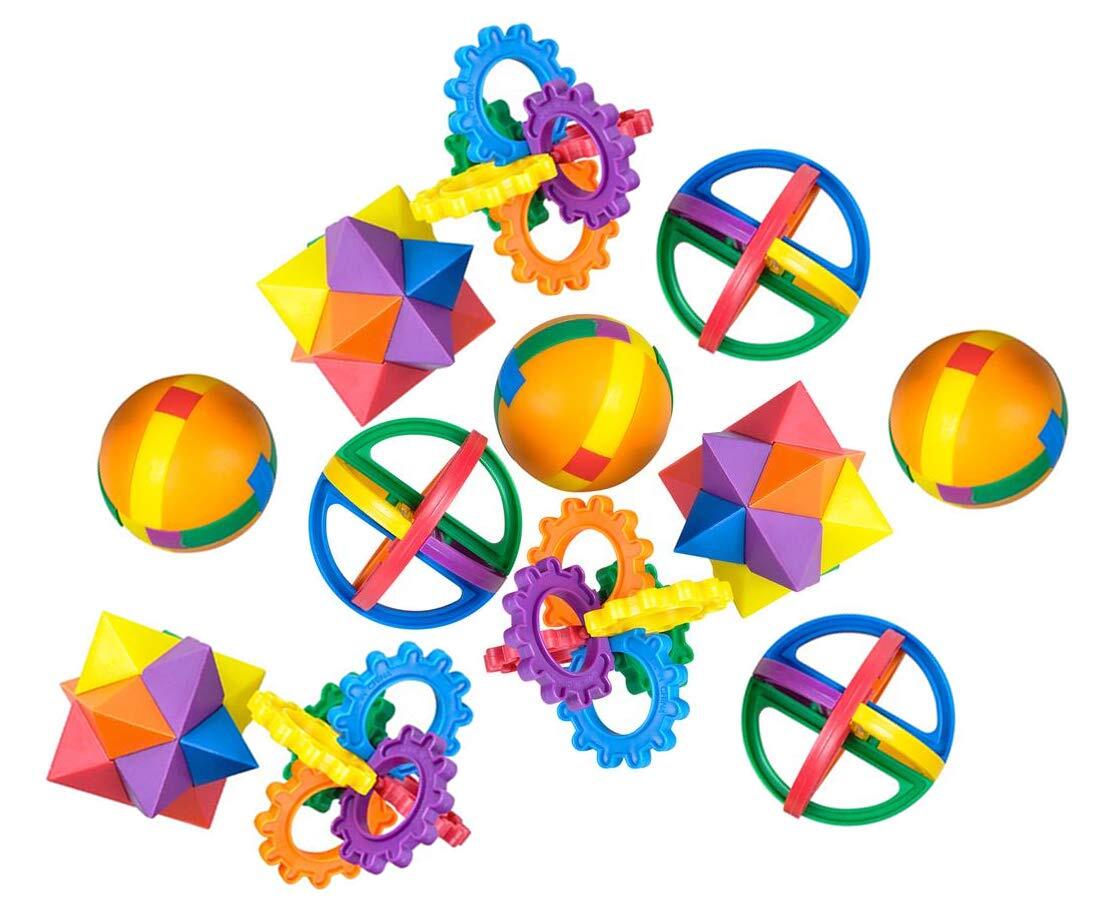 Forest & Twelfth Kids Fun Puzzle Ball Games Set of 12 Brain Teaser Puzzle Toy...