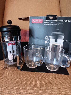 Bodum Caffettiera Coffee For 2 Set. 8 Cup/1 Litre