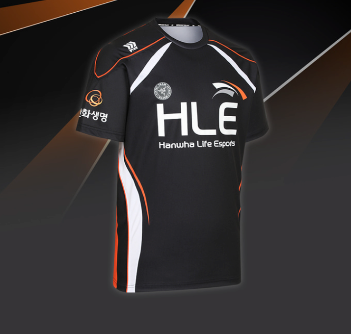 スポーツ選手 WORLDS 2024 HLE UNIFORM Hanwha Life Esports 24 HLE WORLDS Gold Authentic Uniform Multi