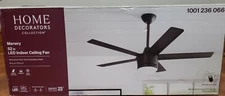 Replacement Parts For Merwry 52" LED Indoor Ceiling Fan Matte Black Home Decor..