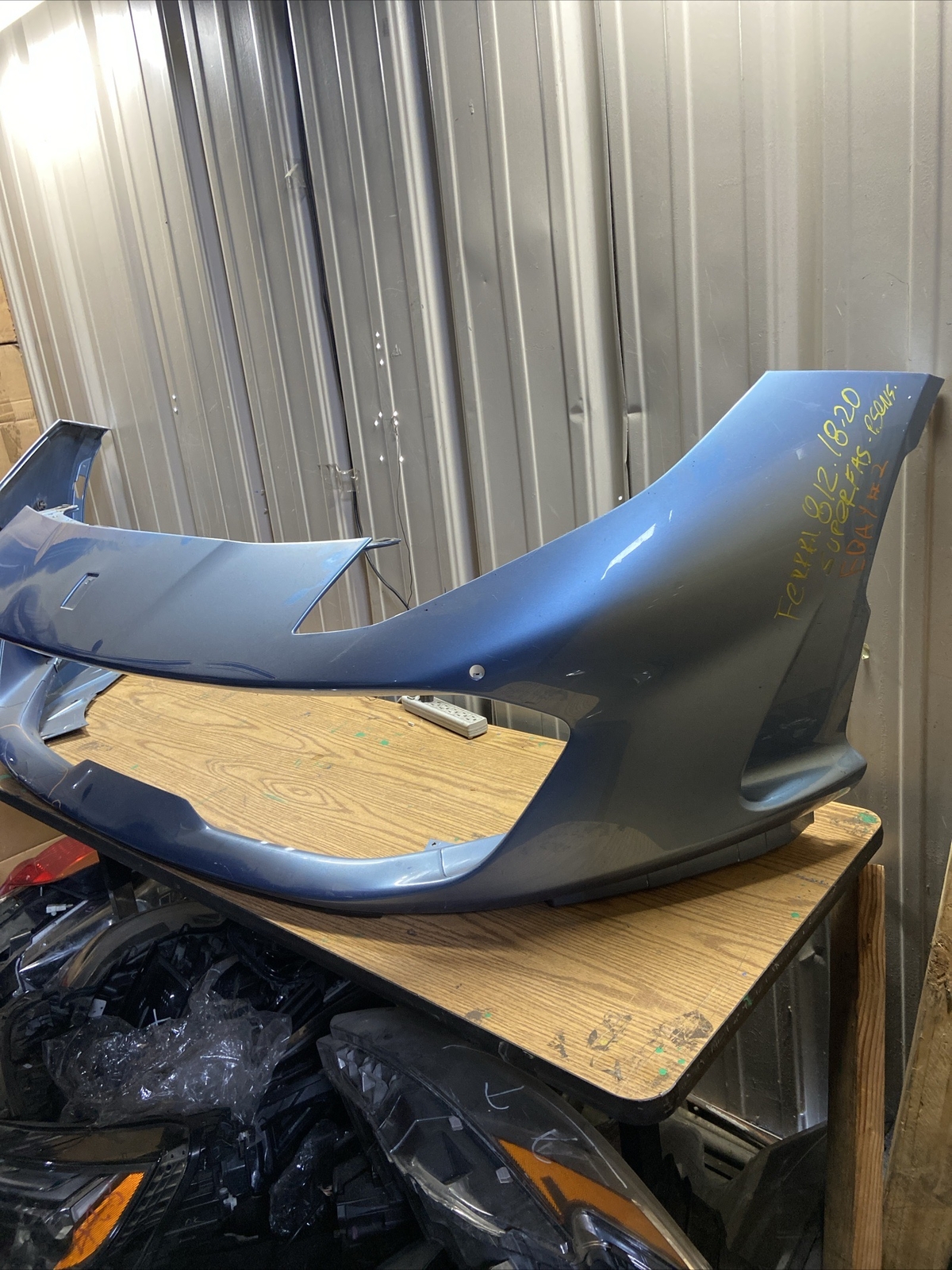 2018 2019 2020 FERRARI 812 SUPERFAST FRONT BUMPER COVER OEM USED