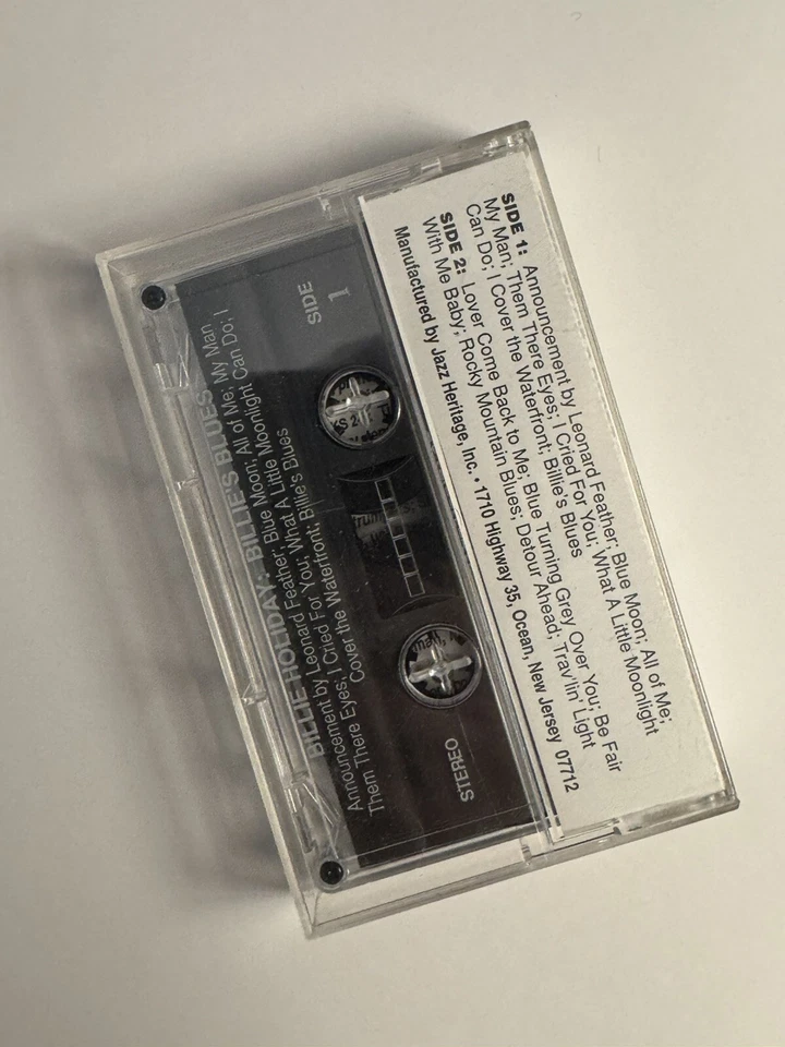 Billie Holiday Billie's Blues Jazz Heritage Cassette Tape - 90s Edition Foto 3 de 4