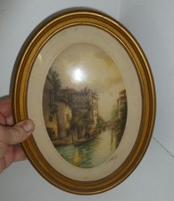 JOLIE ANCIENNE   LITHOGRAPHIE DE VENISE  SIGNEE  