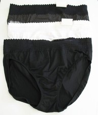 3 Warner's Lace Hi Cut Panty Multi 5109 Sz 8/XL - NWT