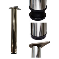 870MM Adjustable Kitchen Worktop, Desk, Breakfast Bar Table Leg 60mm Bar