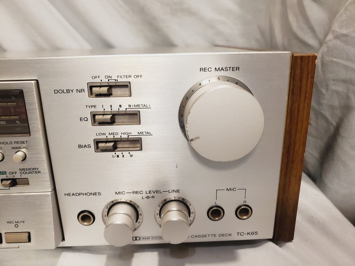 Vintage SONY TC-K65 Silver Stereo Cassette Deck | eBay Vintage SONY TC-K65 Silver Stereo Cassette Deck | eBay