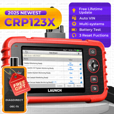 LAUNCH CRP123X Car OBD2 Scanner Code Reader Check Engine ABS SRS Diagnostic Tool