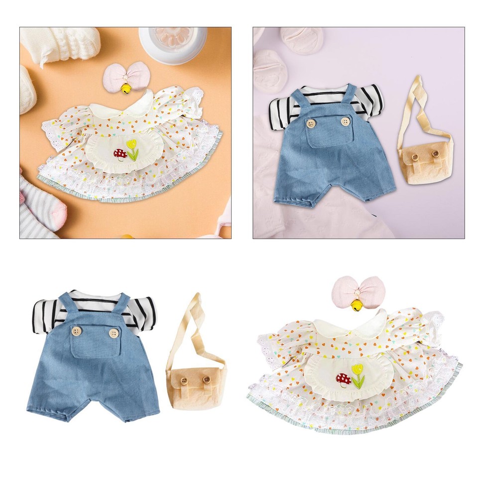 14.96in Doll Clothes Fashion DIY Doll Toy Doll Outifit for Kids