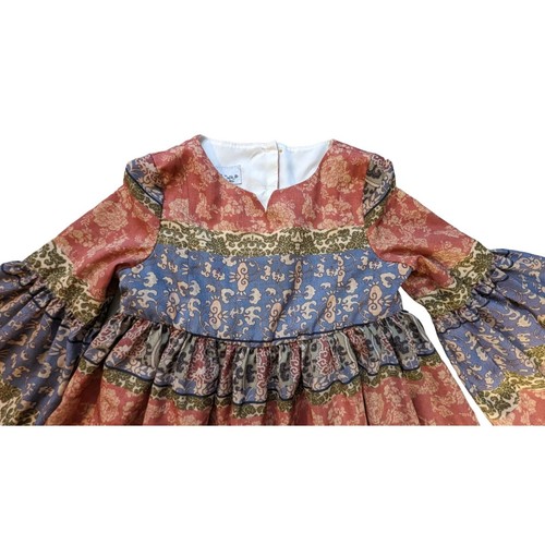 Pippa & Julie bell sleeve bohemian dress size Girls 4 - Picture 3 of 15