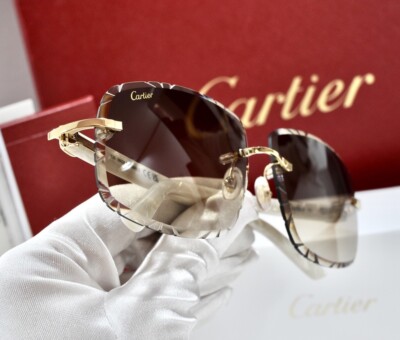 white acetate cartier