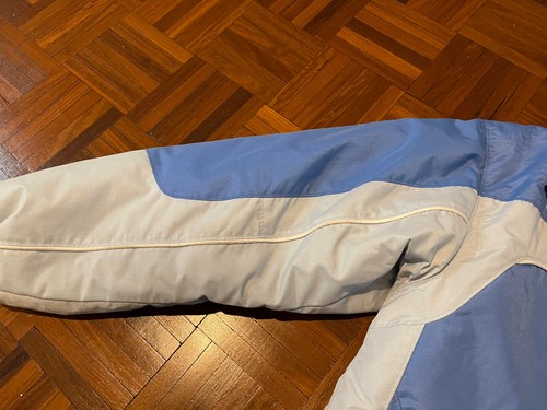 Girls “Columbia” Winter puffer Jacket , Sky Blue / White, Size 14/16 - Picture 4 of 12